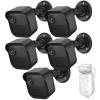 Blink Outdoor Camera Wall Mount Compatible with 2K+ & 4th Gen,3 Pack Weatherproof Protective Housing,360 Degree Adjustable with Blink Sync Module Core Outlet Mount for Blink Camera System view 1