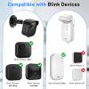 Blink Outdoor Camera Wall Mount Compatible with 2K+ & 4th Gen,3 Pack Weatherproof Protective Housing,360 Degree Adjustable with Blink Sync Module Core Outlet Mount for Blink Camera System view 2