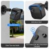 Blink Outdoor Camera Wall Mount Compatible with 2K+ & 4th Gen,3 Pack Weatherproof Protective Housing,360 Degree Adjustable with Blink Sync Module Core Outlet Mount for Blink Camera System view 3
