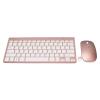 Wireless Keyboard and Mouse Combo, 2.4G USB, Rose Gold, Ergonomic Design with Thin Keycaps view 1