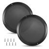 Odyalay 10'' Speaker Grill Cover 2 Packs 10 Inches Steel Mesh Speaker Subwoofer Grille Grill with 8 Screws- Black view 1