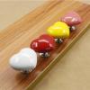 Southst Big Heart-Shaped Handle Modern Simple Wardrobe Drawer Cupboard Door Single-Hole Furniture Hardware Handle - (Color: Yellow) view 2