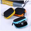 WOFASHPURET Portable Headphone Storage Case in Assorted Colors Mini Earphone Pouch Soft Lining Design for Travel USB Cable Accessories Organizer Yellow view 2