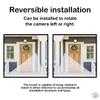 Angled Doorbell Wedge Mount Bracket compatible with Aqara G4 G410 Smart Video Doorbell (Black, 35-Degree) view 3