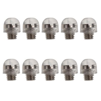 BUGUUYO 10 Pcs Scissor Silencers Noise Reduction Mufflers for Hairdressing and Pet Grooming Scissors Lightweight Compact Replacement Bumpers for Shears
