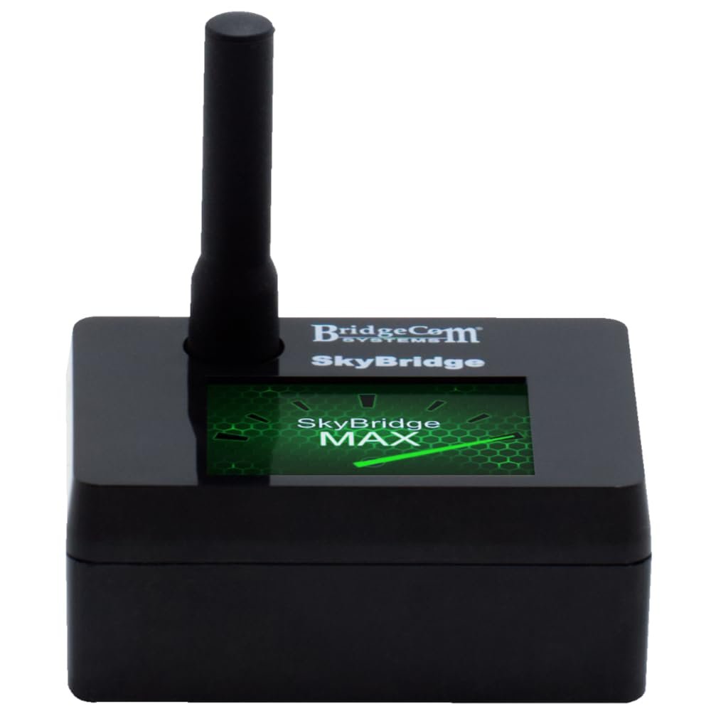 BridgeCom SkyBridge MAX MMDVM Hotspot - Dual Band - WiFi and Ethernet - DMR, YSF, D-Star, NXDN, P25, M17, POCSAG - 2.4" Color Screen - Raspberry Pi 4B