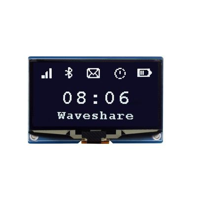 TUOPUONE 2.42inch OLED Display Module Compatible with 12864 Resolution SPI / I2C Communication Options for White Color GH1.25 7Pin Connector