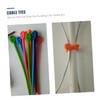 10pcs Reusable Silicone Cable Ties Cord Management Straps for Organizing Electronics Appliances for for Home Office Travel view 2