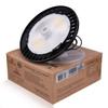 RuggedGrade 150W - Titan VI Series LED High Bay Light UFO with Motion Sensor - 24,750 Lumens - Color Selectable on Fixture 3000K/4000K/5000K - Warehouse, Multisport Gyms/Workshops - DLC 5.1 Premium view 4