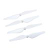 4PCS White Portable RC Drone Propellers Blades Quadcopter Accessory for Tello Drones view 1