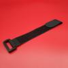 Amosfun 60pcs Adjustable Buckled Sticker Straps for Luggage Packing Accessories for Organizing Bags Cables and More Black view 2