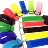 Amosfun 60pcs Adjustable Buckled Sticker Straps for Luggage Packing Accessories for Organizing Bags Cables and More Black view 4