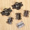 6Pcs/Set Cabinet Hinges with Antique Bronze Jewelry Wooden Box Case Toggle Hasp Latch Furniture Accessories Vintage Hardware view 4