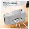 FELTECHELECTR 1pc Cable Organizer Box for and Cords Storage Holder Heat Dissipation Design Prevents Access Pets Multipurpose Simple view 3