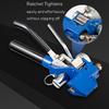 BDJSN Stainless Steel Cable Tie Banding Tools, Heavy Duty Cable Tie Tensioner Banding Strapping Packaging Kit, with 30 Meters of Tape and 100 Buckles for Fastening and Cutting Metal Cable Ties view 3