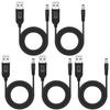 DaFuRui USB Power Supply Adapter Cable5PCS 5V to 9V USB 2.0 A Male to DC 5.5x2.1mm Voltage Step Up Converter Cable with DC Jack 5.5 x 2.1mm -0.95m view 1