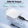 DaFuRui USB Power Supply Adapter Cable5PCS 5V to 9V USB 2.0 A Male to DC 5.5x2.1mm Voltage Step Up Converter Cable with DC Jack 5.5 x 2.1mm -0.95m view 3