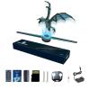 3DHologramFan, 3DHologram Projector Advertising Display with 1.2 Inches Thick, 700 Video Library and 224 LED for Business Store Signs,Bar,Casino,Party,halloween Missyou view 2