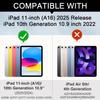 FDHHKJUKO Case for iPad (A16) 11th Gen 11 Inch (2025), for iPad 10th Gen 10.9 Inch (2022), Slim Folding Stand Cover with Auto Wake/Sleep, Astronaut Earth view 2