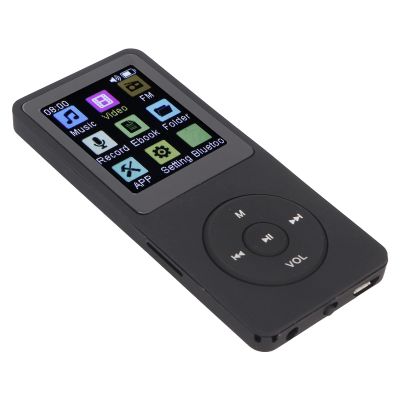 Pocket Music Player, Portable Photo Video Play 1.8 Inch Color Display HD Speaker MP3 Player Multi Function with Recorder for Running