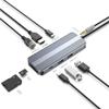 GXMRHWY 8 in 1 Aluminum USB Hub USB Type C Hub 3 0 Multi Function Adapter view 1