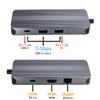 GXMRHWY 8 in 1 Aluminum USB Hub USB Type C Hub 3 0 Multi Function Adapter view 4