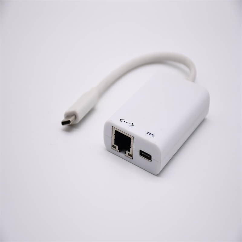 GXMRHWY Docking Station Type-C to RJ45 Gigabit Ethernet Port with PD Charging
