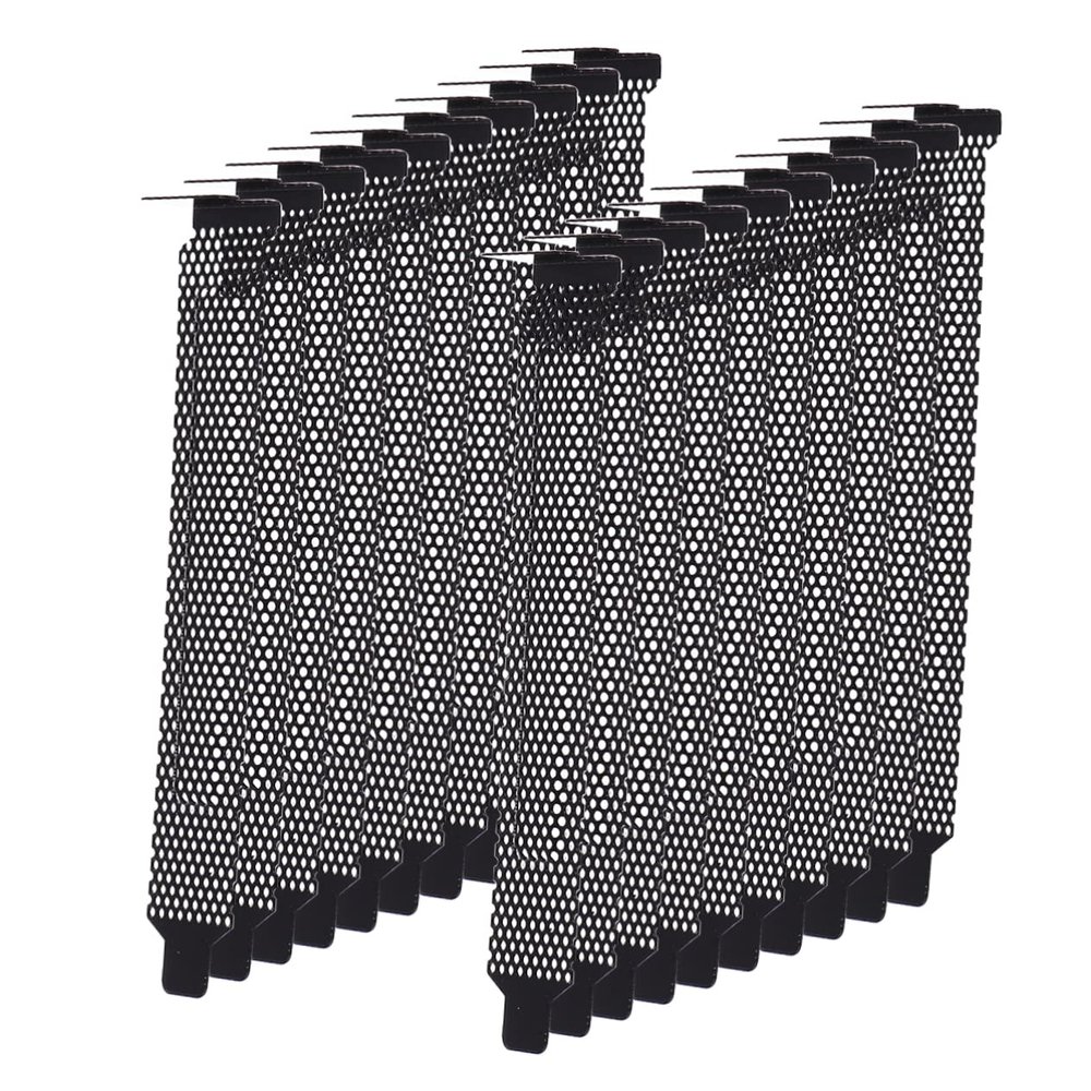 SWOOMEY Chassis Bits Block 20PCS Computer case Heat Dissipation dustproof Ventilation Baffle pci Slot Tablet car Holder Blanking Plate Computer Cases Cooling Fan Shield Metal Rear