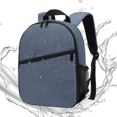 Camera Backpack, Double Shoulder Strap Camera Bag, Large Compact Camera Laptop Backpack, Wear Resistant Professional Camera Bag, Photography Backpack for DSLR/SLR Mirrorless Camera, Waterproof Bag