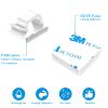 SZFUDIGO Cable Clips50PCS Electrical Cord Management Adhesive Cable Wire Clip Wire Clips WallUsed for Cars, Offices, and Homes Cable Clips Cord Organizer (White) view 3