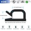 SZFUDIGO Adhesive Cable Management Wire Clips(Black 50 Pcs),Wires Clips Holders for Cords on wall,Outdoor Cable Clips,Suitable for Under Tables, Cars, Walls, televisions, Christmas Lights view 2