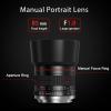 85mm f1.8 Portrait Lens - F Lens for Nikon, Manual Focus (MF) for Nikon D3500 D850 D7500 D5600 D3400 D500 D7200 D5500 D750 D810 D3300 D5300 D610 D7100 D5200 D600 D3200 etc (D-Series) view 2