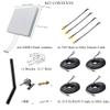 4x4 MIMO Panel Antennas High-Performance Kit for T-Mobile, AT&T, & Verizon 4G LTE & 5G Cellular Modems600-6000MHz, 32.8ft Cables, TS9, SMA, J-Mount Pole view 2