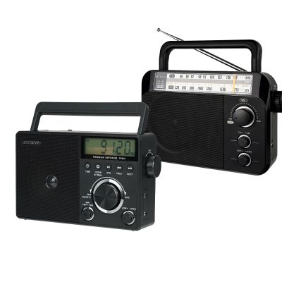 Retekess TR604 AM FM Shortwave Radio, Portable Digital Radio With Backlight LCD Display, ATS, External Antenna Socket, 3.5mm Earphone Jack, Time Setting, Battery or AC Power