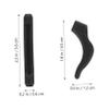 GLEAVI 100pairs Silicone Eyeglass Ear Cushions Anti-Slip Retainers for Comfortable Wear for Daily Activities Yoga Running and Outdoor Use view 3