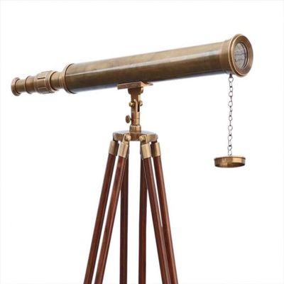 Brass Tripod Stand Antique Telescope for Home Decor & Office Accessory Nautical Spyglass Telescope.