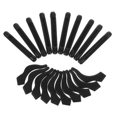 GLEAVI 60pairs Silicone Eyeglass Ear Hooks and Cushions Non- Grips for Glasses and Sunglasses Comfortable and Lightweight for Daily Use and Sports Activities