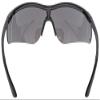 MCR Safety KD712AF Klondike KD7 Extremely Low Profile and Lightweight Design Safety Glasses, Black/Gray Temples, Gray UV-AF Lens view 3