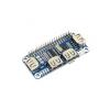 4 Port USB HUB HAT Compatible with Raspberry Pi USB to UART Onboard for Zero/Zero 2W / Zero W/Zero WH Easy Serial Communication view 1