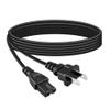 Dysead UL 6ft AC Power Cord Compatible with Magnavox Portable AM/FM Radio CD Boombox Stereo Player view 1
