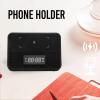 3 in 1 Wireless Charger withSpeaker, Quick Charging for Wireless Phone, Digital Alarm Clock for Bedroom, Office (Black) view 3