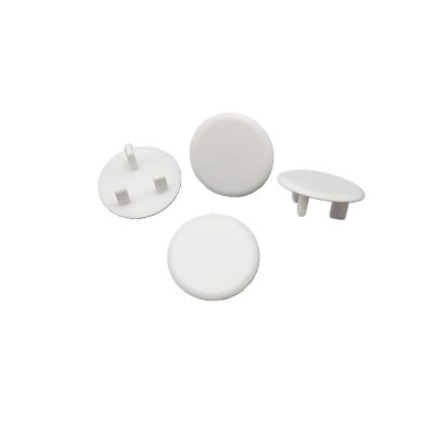 Outlet Cover 3 Hole ABS Socket Proofing Electrical Safety Protector for Household (New Thin British-White)