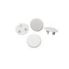 Outlet Cover 3 Hole ABS Socket Proofing Electrical Safety Protector for Household (New Thin British-White) view 1