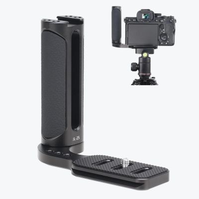 Camera Universal Side Handle Grip, Cold Shoe Mount, Ergonomic Design for DSLR and Mirrorless Cameras