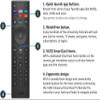 USARMT XRT140 Remote Control Compatible with All VIZIO SmartCast TV Universal VIZIO TV Remote Control with HBOmax, Netflix, Prime Video, Pluto tv, iHeart Radio, Cracklei App Keys view 2