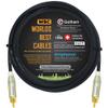 10 Foot - Gotham GAC-1 Ultra Pro - Low-Cap (21pF/ft) Center-Channel Subwoofer Cable with Amphenol ACPR-SWH Die-Cast, Gold Plated RCA Connectors view 1
