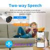 4CH 5MP POE Home Security Cameras System with 1 TB Hard Disk, Outdoor 2K Surveillance Camera NVR Kit with 2 Way Audio, Motion Detection, Color Night Vision view 2