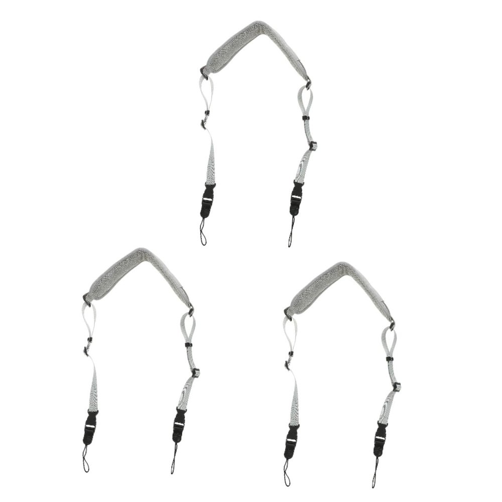 3pcs Adjustable Camera Strap Detachable Quick-release for Shoulder and Neck Comfortable Pad