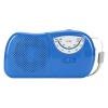 Radio, Professional High Sensitivity Radio with Built in Speaker, Telescopic Antenna, Portable Design for Outdoor, Travel, Home (Blue) view 1