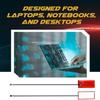 WiFi Antenna for PC, Laptop, Desktop & Motherboard | 2.4GHz/5GHz/6GHz | 4th Generation U.FL (Compatible with MHF4 and IPEX4) Connectors on M2 Wi-Fi Cards | 2-Pack 40cm (16in) view 3